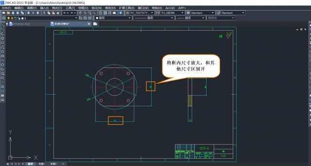 CAD��ô�o��ע�M�зŴ��@ʾ