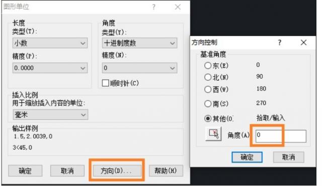 CAD�����ǶȲ���