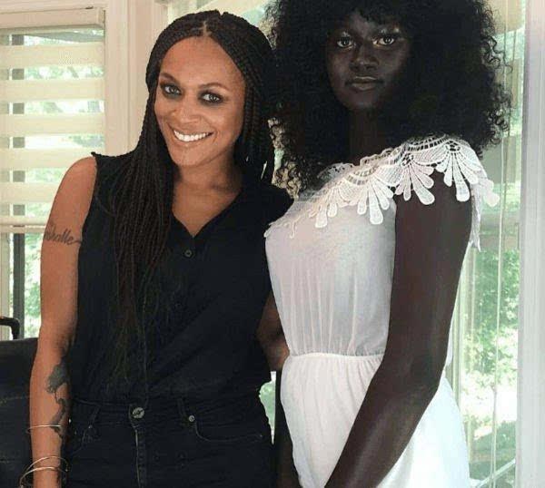 世界上最黑的女人Khoudia Diop,黑到夜晚能隱身!