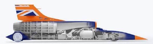 世界上速度最快的汽車 超音速汽車“尋血獵犬” 時速1610公里每小時