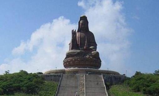 世界最高的觀音坐像 南海觀音高61.9米