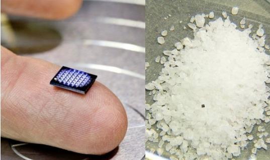 世界最小電腦 比一粒海鹽還小卻包含數(shù)十萬(wàn)個(gè)晶體管