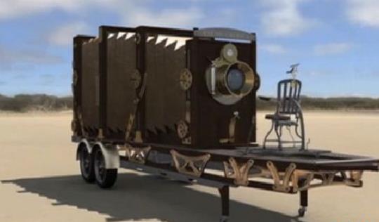 世界上最大的膠片相機 沖洗出來的照片7米高