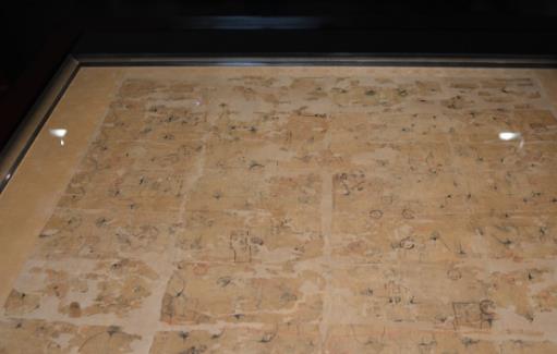 世界最早的軍用地圖 1973發掘于湖南長沙市的駐軍圖