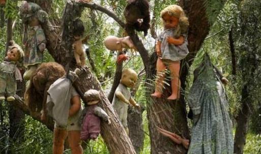 世界上最驚悚的八個(gè)地方排行榜,玩偶之島樹上全是娃娃頭!