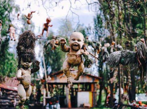 世界十大恐怖之地排行榜,墨西哥娃娃島讓人看了就想逃!