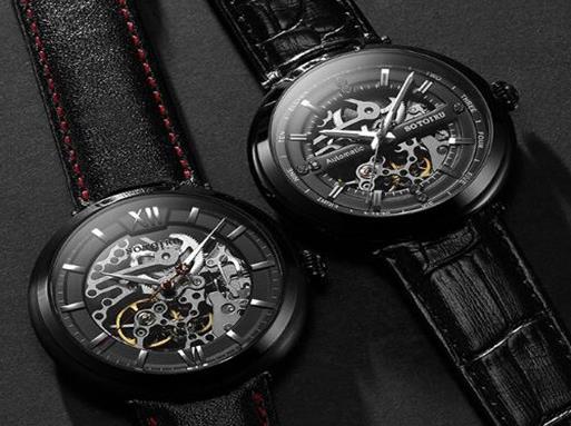 世界年輕人十大潮牌表排行榜,梭倫鏤空全自動機械表細致入微