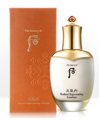 Whoo十大熱銷護膚品排名,Whoo后天氣丹面霜、Whoo后花獻乳液很好