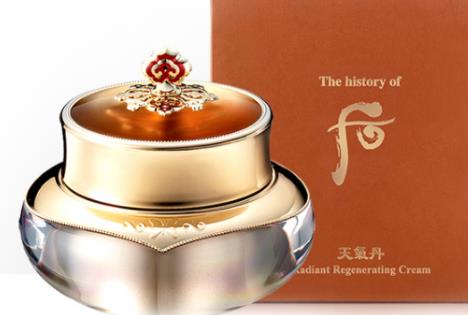 Whoo十大熱銷護膚品排名,Whoo后天氣丹面霜、Whoo后花獻乳液很好