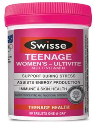 青少年復合維生素排行榜,Swisse青少年女孩復合維生素片很有名