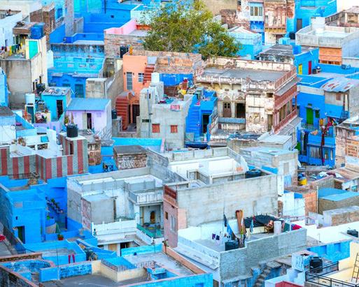 世界十大最炫彩的城市,摩洛哥舍夫沙萬(wàn)以藍(lán)色建筑聞名