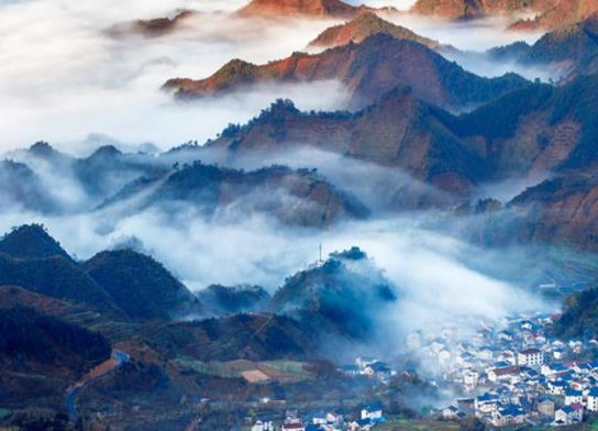 浙江十大高峰排行榜,黃茅尖海拔高、霧林山景色非常的秀麗