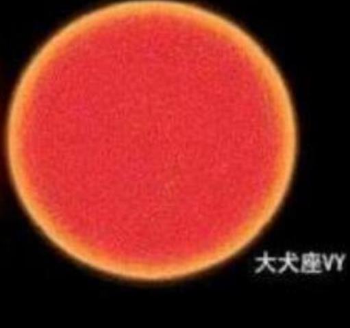 宇宙中最大的十顆恒星,盾牌座UY基地的密度大、天鵝座NML已知光度最高