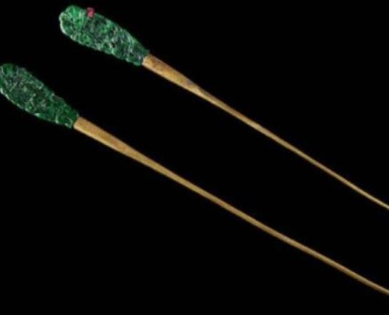 中國八大古代發飾品類,發笄用于裝飾發耳、簪是由笄發展而來