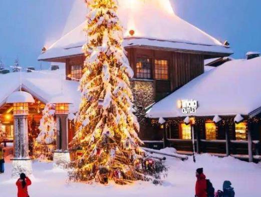 歐洲芬蘭拉普蘭區(qū)十大旅游排行 圣誕老人村是一組木建筑群