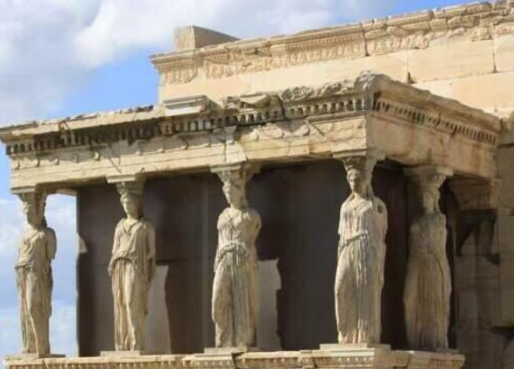 唯美希臘旅游必去的十大景點排行 帕提儂神廟神廟矗立在衛城最高點