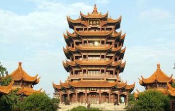 江南名樓 黃鶴樓巍峨聳立于武昌蛇山之巔