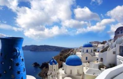 世界浪漫飯店要度完美蜜月就去這里 希臘圣托里尼島非常美麗
