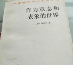 世界哲學名著 作為意志和表象的世界很值得細細品味