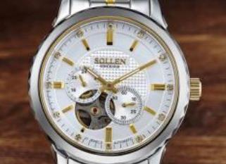 世界年輕人潮牌表 梭倫鏤空全自動機械表耐磨性高