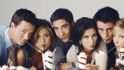 電視上最著名的沙發 老友記是電視上最受歡迎的電視節目之一