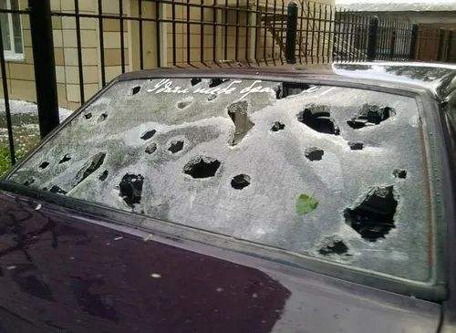 汽車能承受多大的冰雹?